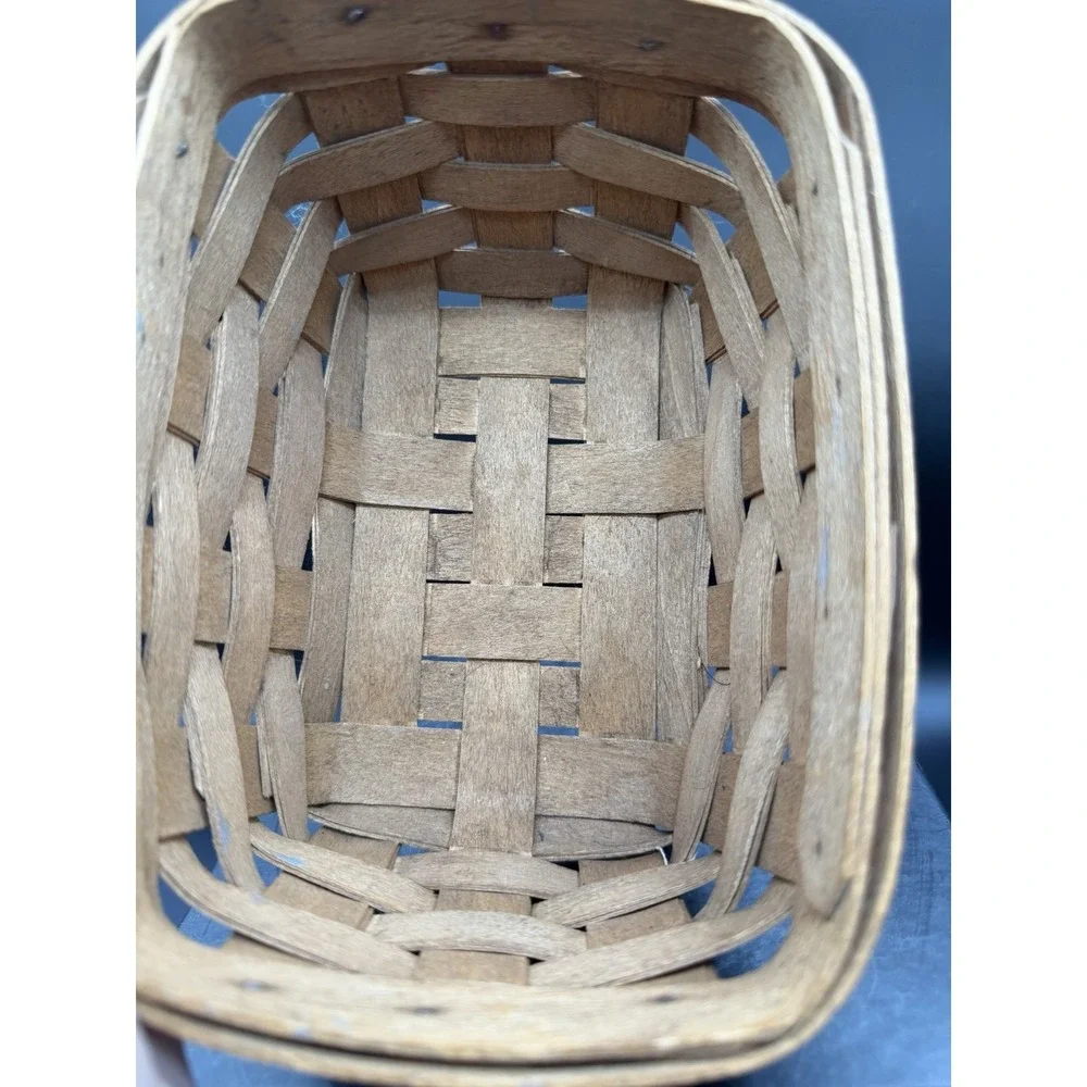 🔑 Longaberger 1986 Small Key Basket 🧺 Vintage Collectible